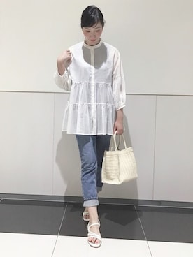 「Rewde（ルゥデ）のアイテム」を使った、Rewde Staffさん（レディース・165cm）の夏コーディネート