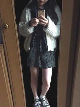 「stradivarius（ストラディバリウス）のアイテム（ワンピース/ドレス）」を使った、risaさん（レディース・162cm）の秋コーディネート