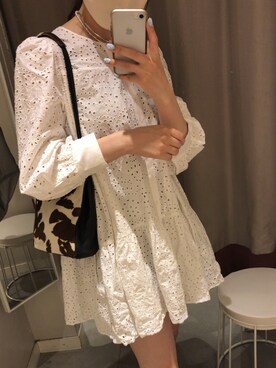 「ミニワンピ」｜risaさん（レディース・163cm）の夏コーディネート