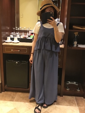 「SpRay PREMIUM（スプレイプレミアム）のアイテム（キャミソール）」を使った、Satsukiさん（レディース・157cm）の春コーディネート