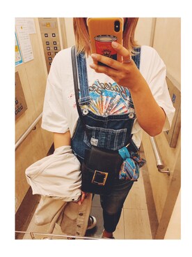 「Rodeo Crowns（ロデオクラウンズ）のアイテム（その他アウター）」を使った、ことさん（レディース・164cm）の春コーディネート