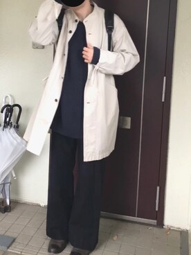 「ALLEGE（アレッジ）のアイテム（その他アウター）」を使った、hoziさん（メンズ・180cm）の秋コーディネート