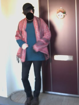 「mean（ミーン）のアイテム」を使った、hoziさん（メンズ・180cm）の冬コーディネート