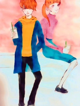 Haruka⋆さん（レディース・165cm）の冬コーディネート