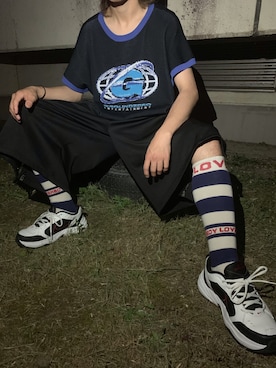 「charles jeffrey（チャールズジェフリー）のアイテム」を使った、ばんばんさん（メンズ・165cm）の夏コーディネート