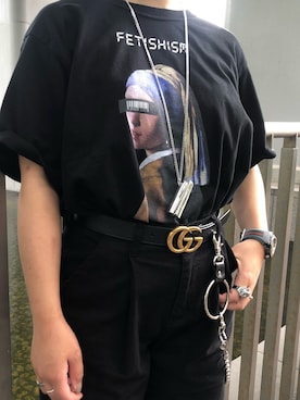 「インスタやってます」｜「アイテム（アクセサリー）」を使った、ゆちゃんさん（レディース・153cm）の夏コーディネート