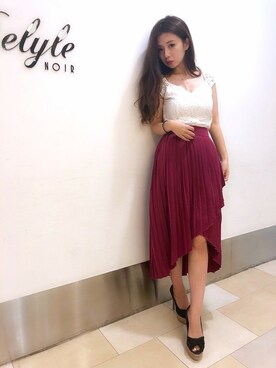 Delyle NOIR STAFFさん（レディース・160cm）の夏コーディネート