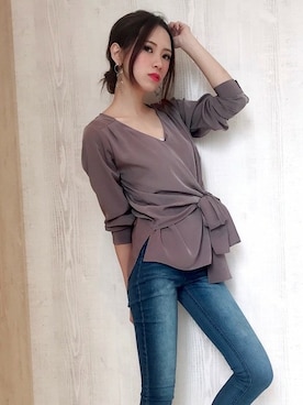 Delyle NOIR STAFFさん（レディース・160cm）の夏コーディネート