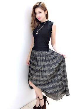 Delyle NOIR STAFFさん（レディース・160cm）の夏コーディネート