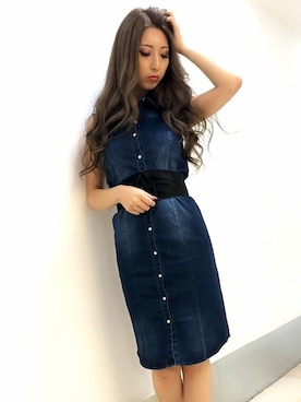 Delyle NOIR STAFFさん（レディース・160cm）の夏コーディネート
