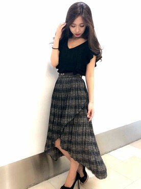 Delyle NOIR STAFFさん（レディース・160cm）の夏コーディネート