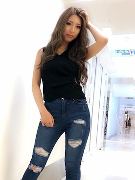 Delyle NOIR STAFFさん（レディース・160cm）の夏コーディネート