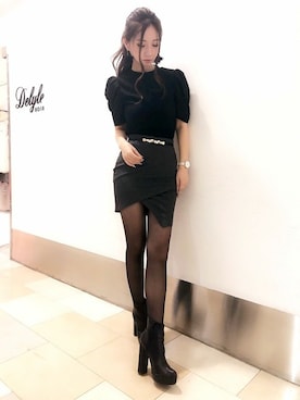 Delyle NOIR STAFFさん（レディース・160cm）の秋コーディネート