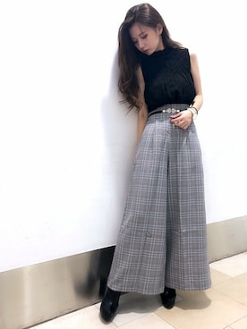 Delyle NOIR STAFFさん（レディース・160cm）の秋コーディネート