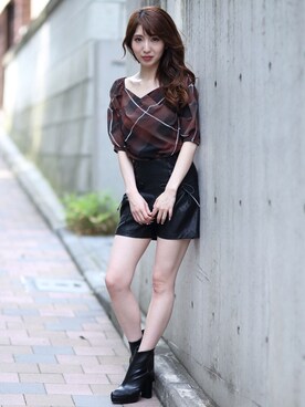Delyle NOIR STAFFさん（レディース・160cm）の秋コーディネート