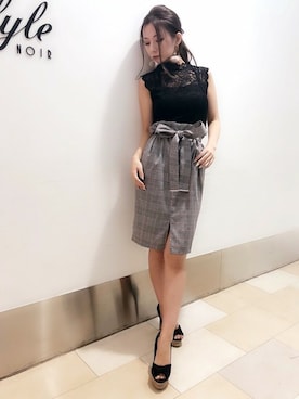 Delyle NOIR STAFFさん（レディース・160cm）の秋コーディネート