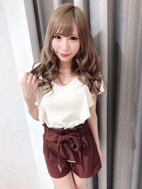 「フリルトップス」｜Delyle NOIR STAFFさん（レディース・160cm）の秋コーディネート