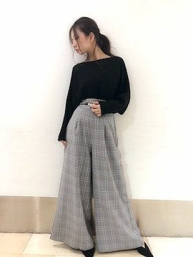 Delyle NOIR STAFFさん（レディース・160cm）の秋コーディネート