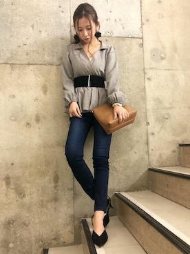 Delyle NOIR STAFFさん（レディース・160cm）の秋コーディネート