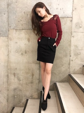 Delyle NOIR STAFFさん（レディース・160cm）の秋コーディネート