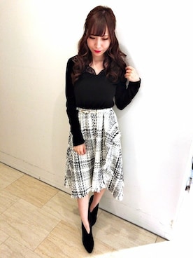 Delyle NOIR STAFFさん（レディース・160cm）の秋コーディネート