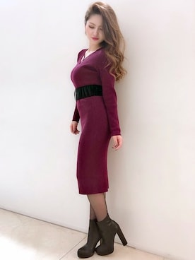 「シャーリング」｜Delyle NOIR STAFFさん（レディース・160cm）の秋コーディネート