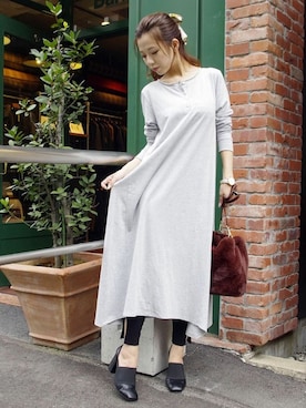 Delyle NOIR STAFFさん（レディース・160cm）の秋コーディネート