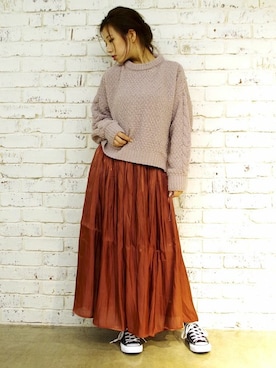 Delyle NOIR STAFFさん（レディース・160cm）の秋コーディネート