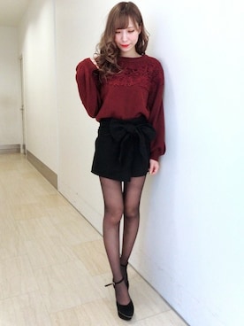 「厚底」｜Delyle NOIR STAFFさん（レディース・160cm）の秋コーディネート