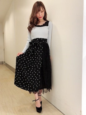 Delyle NOIR STAFFさん(レディース・160cm)の秋コーディネート