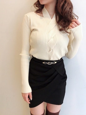 Delyle NOIR STAFFさん（レディース・160cm）の冬コーディネート