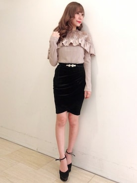 Delyle NOIR STAFFさん（レディース・160cm）の冬コーディネート