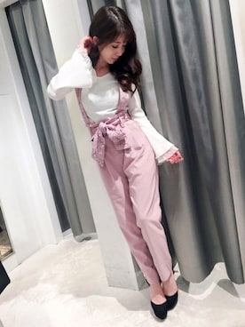 「フレアスリーブ」｜Delyle NOIR STAFFさん（レディース・160cm）の冬コーディネート