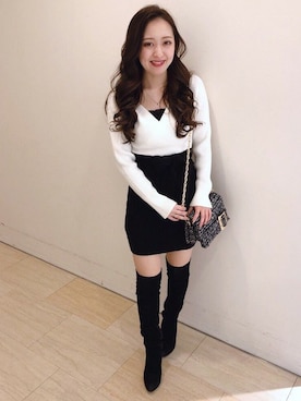 Delyle NOIR STAFFさん（レディース・160cm）の冬コーディネート