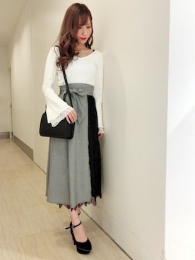 Delyle NOIR STAFFさん（レディース・160cm）の冬コーディネート