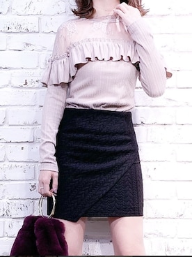 Delyle NOIR STAFFさん(レディース・160cm)の冬コーディネート