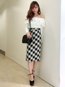 Delyle NOIR STAFFさん（レディース・160cm）の冬コーディネート