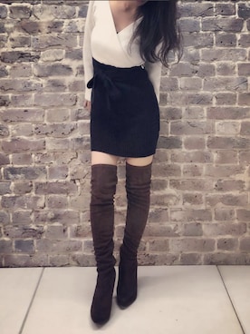 Delyle NOIR STAFFさん（レディース・160cm）の冬コーディネート