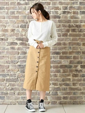 Delyle NOIR STAFFさん（レディース・160cm）の冬コーディネート