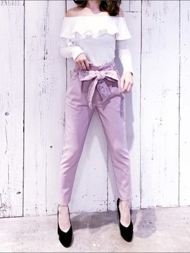 Delyle NOIR STAFFさん（レディース・160cm）の冬コーディネート