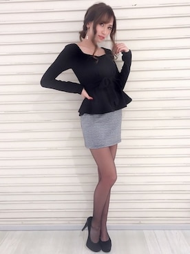 Delyle NOIR STAFFさん（レディース・160cm）の冬コーディネート