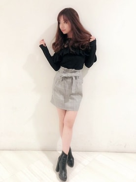 Delyle NOIR STAFFさん(レディース・160cm)の冬コーディネート