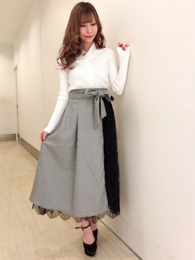 Delyle NOIR STAFFさん（レディース・160cm）の冬コーディネート