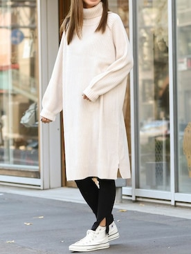 Delyle NOIR STAFFさん（レディース・160cm）の冬コーディネート