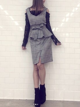 Delyle NOIR STAFFさん（レディース・160cm）の冬コーディネート