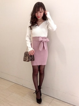 Delyle NOIR STAFFさん（レディース・160cm）の冬コーディネート