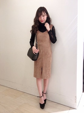 Delyle NOIR STAFFさん（レディース・160cm）の冬コーディネート