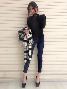 Delyle NOIR STAFFさん（レディース・160cm）の冬コーディネート