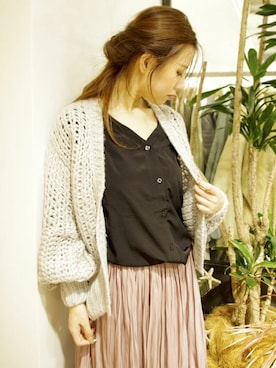 Delyle NOIR STAFFさん（レディース・160cm）の冬コーディネート