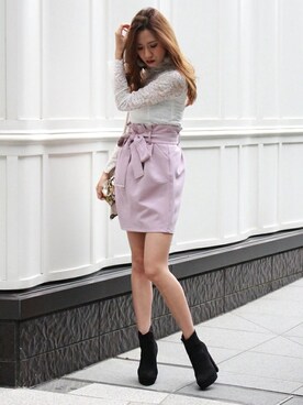 Delyle NOIR STAFFさん（レディース・160cm）の冬コーディネート